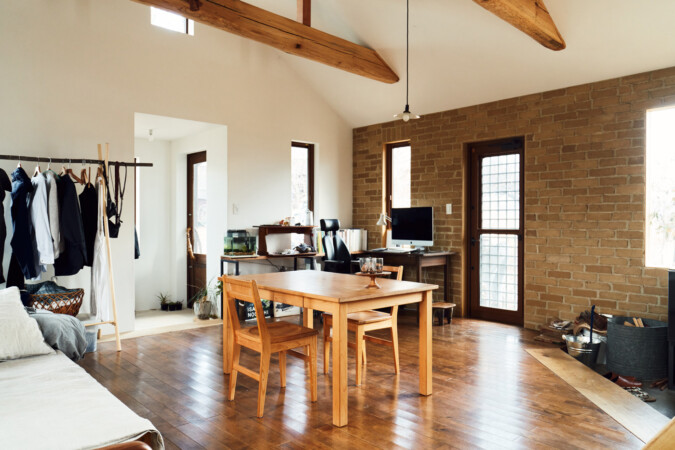 東御市にある無垢の木の家